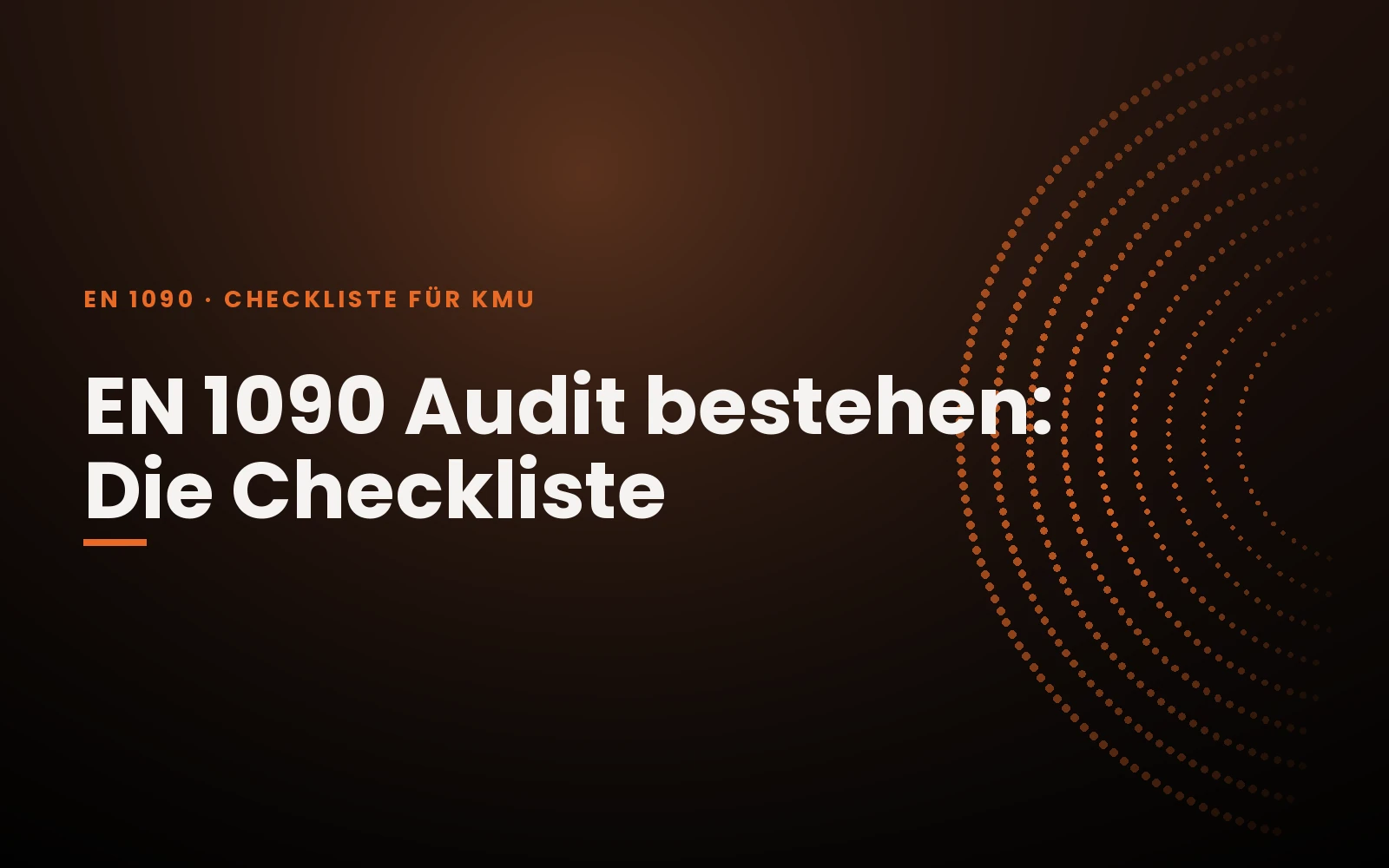 EN 1090 Audit bestehen – Checkliste für KMU